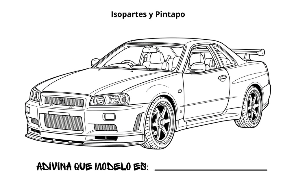 Libro Digital GRATIS Colorear, Pintar, Autos (3 Ilustraciones) PDF