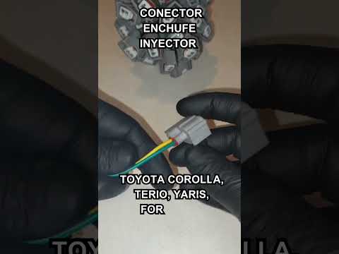 Kit of 4 connectors and injector plugs for Toyota Corolla, Terio, Yaris, Fortuner, Mitsubishi, L200